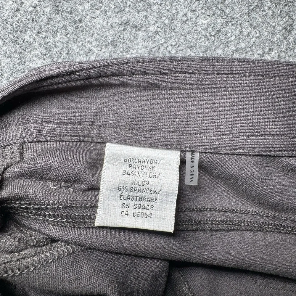 Bugatchi Pants‎ Mens 36X32 Gray Rayon Nylon Stretch Chino Slacks 5 Pocket